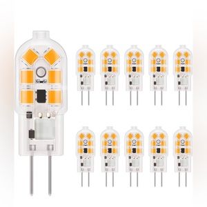 ProOE G4 LED Bulb 20W Equivalent 12V, 1.5W JC Bi-pin Base Light Bulbs,